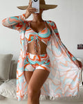 Lotte | 3-delt bikinisæt med print