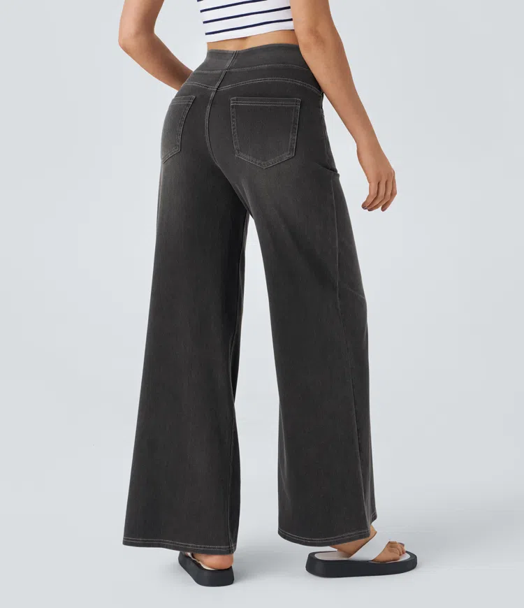 Sanne | Komfortable højtaljede jeans