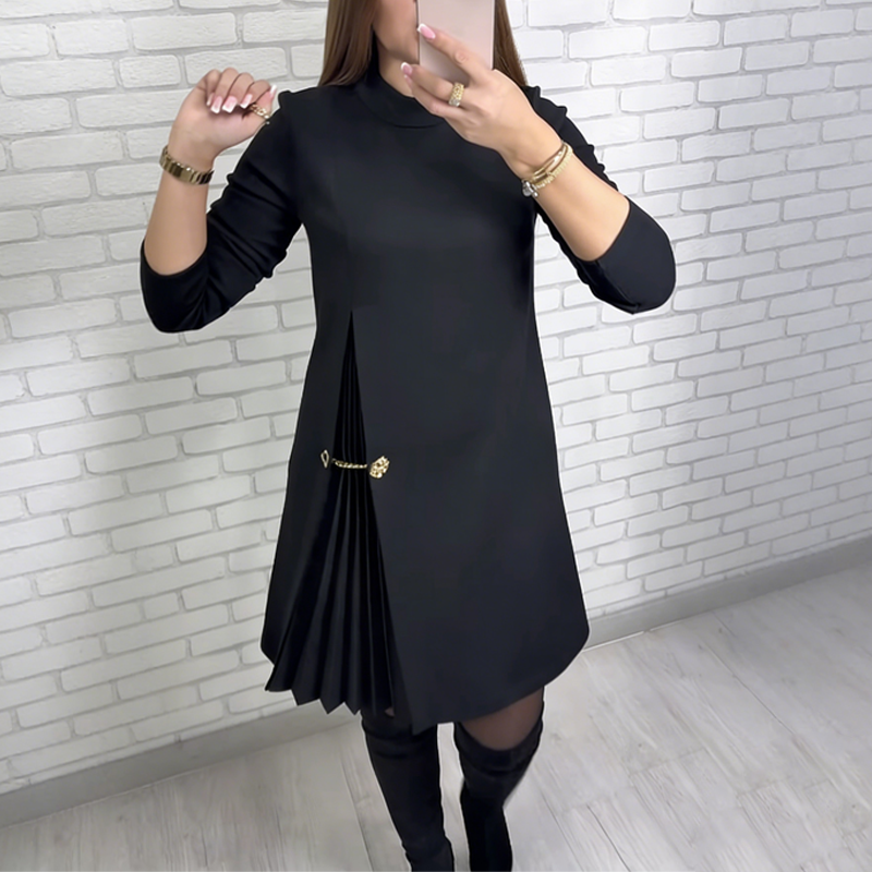 Isabelle™ – Elegant kjole med plisseret detalje