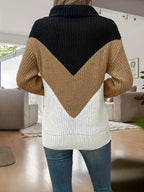 Kathrin™ – Elegant strikket sweater med lange ærmer