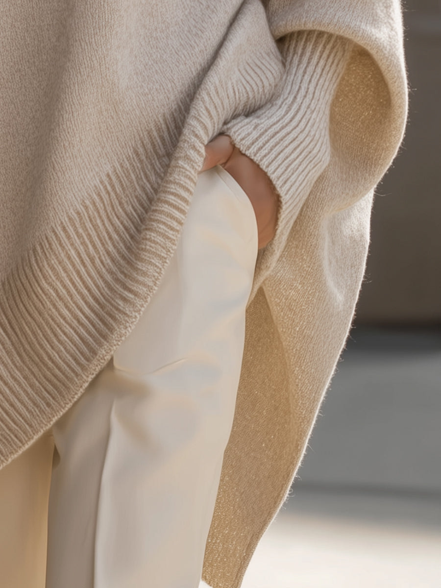 Femke | Oversized lang moderigtig trøje