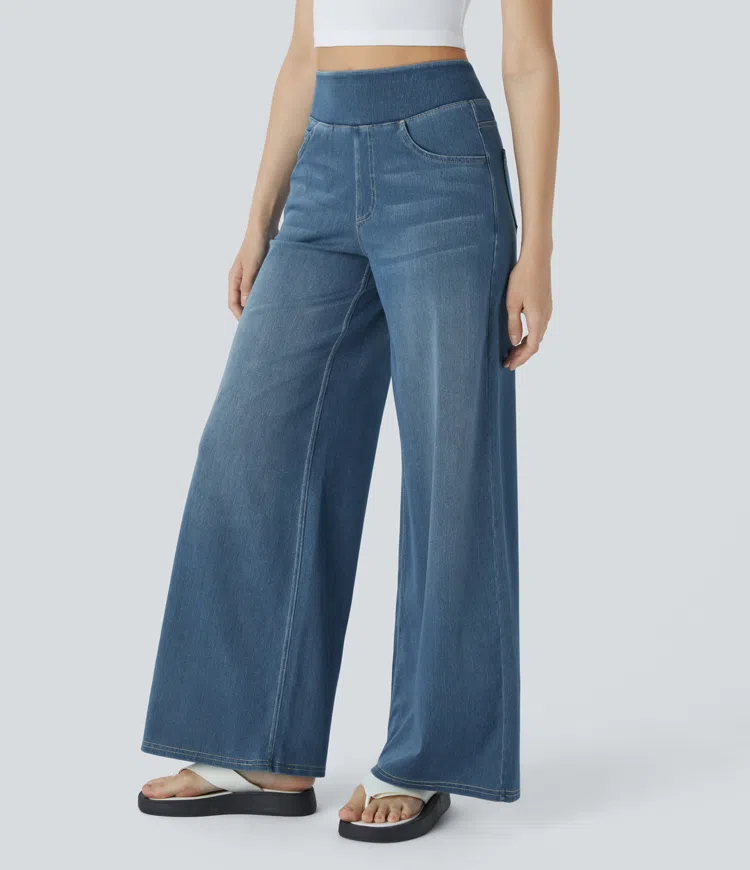 Sanne | Komfortable højtaljede jeans