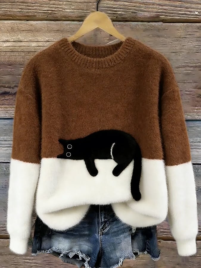 Maya™ – Blødstrikket pullover