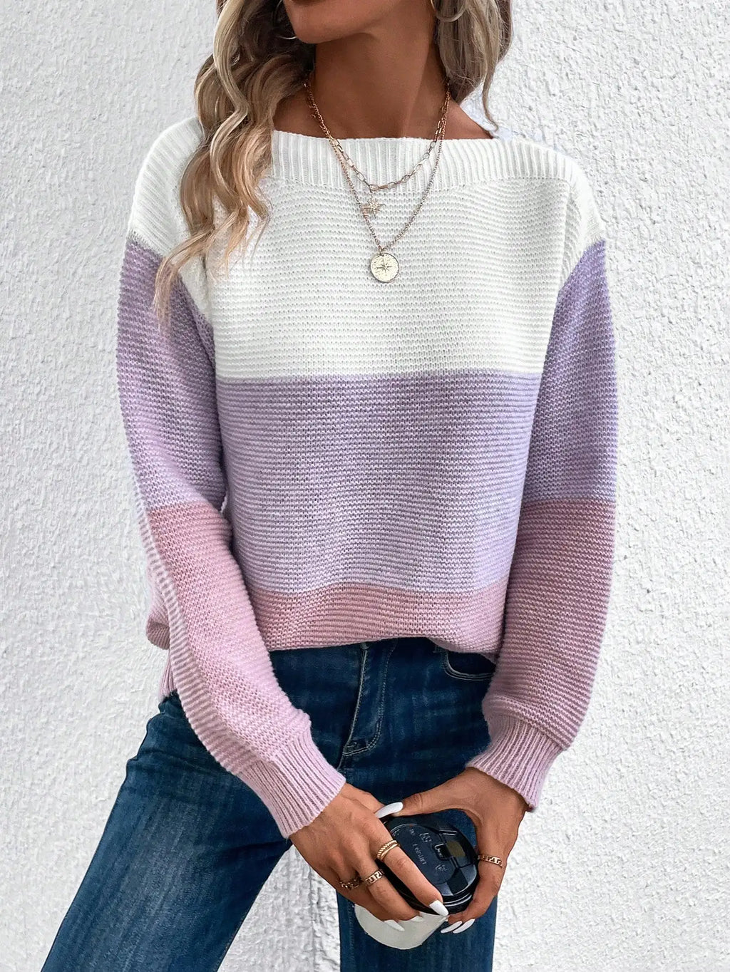 Laluna® | Tre-farvet Sweater