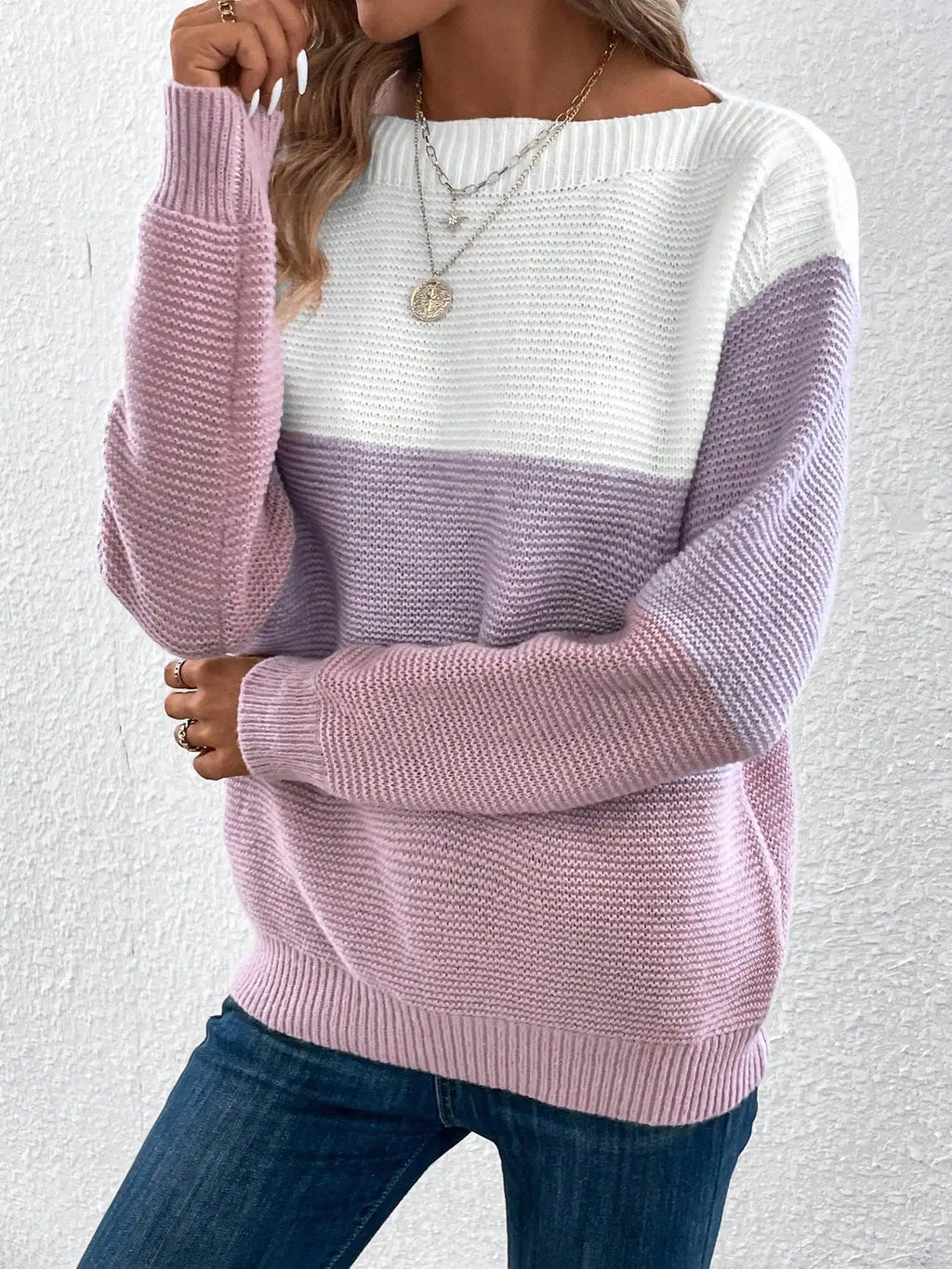 Laluna® | Tre-farvet Sweater