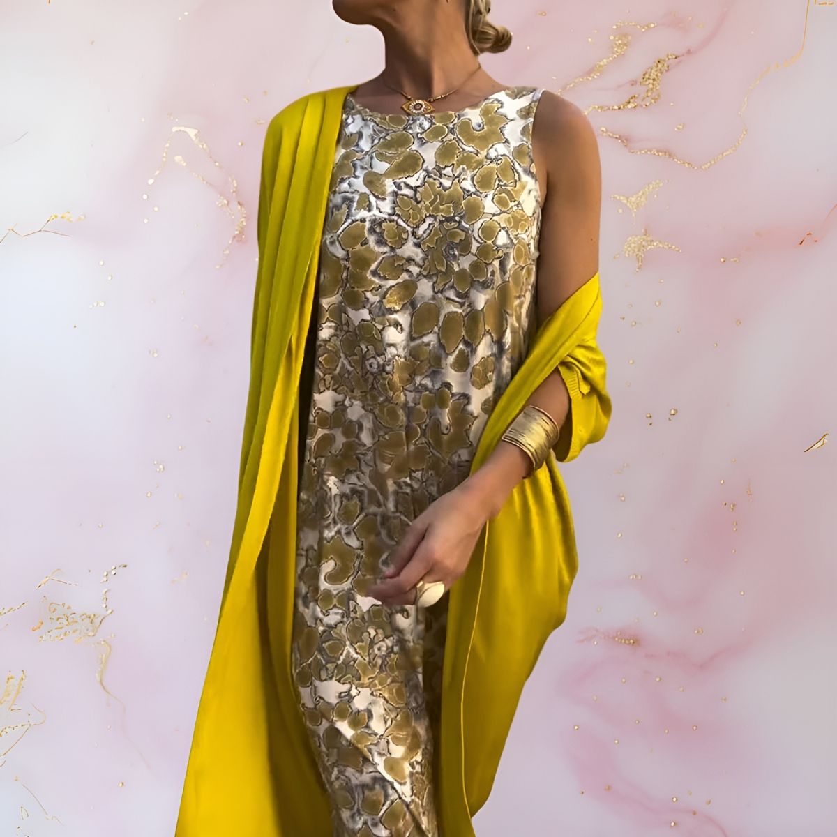Esther | Elegant Kjole med Vest