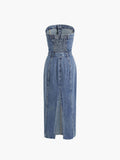 Sanne | Midikjole i denim