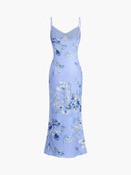 Fleur | LANG KJOLE MED BLOMSTERPRINT
