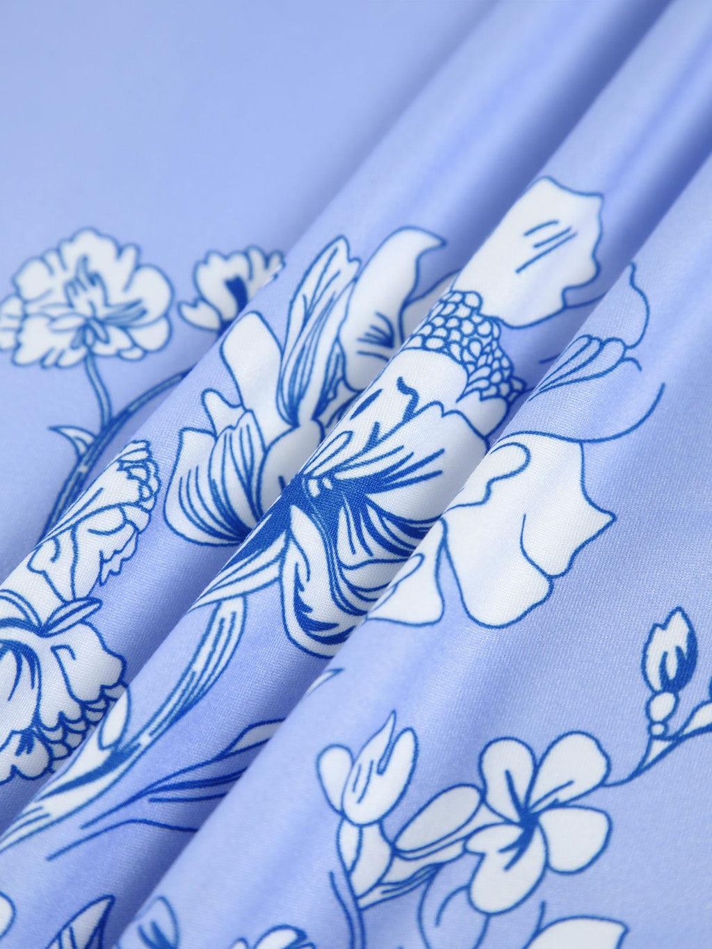 Fleur | LANG KJOLE MED BLOMSTERPRINT