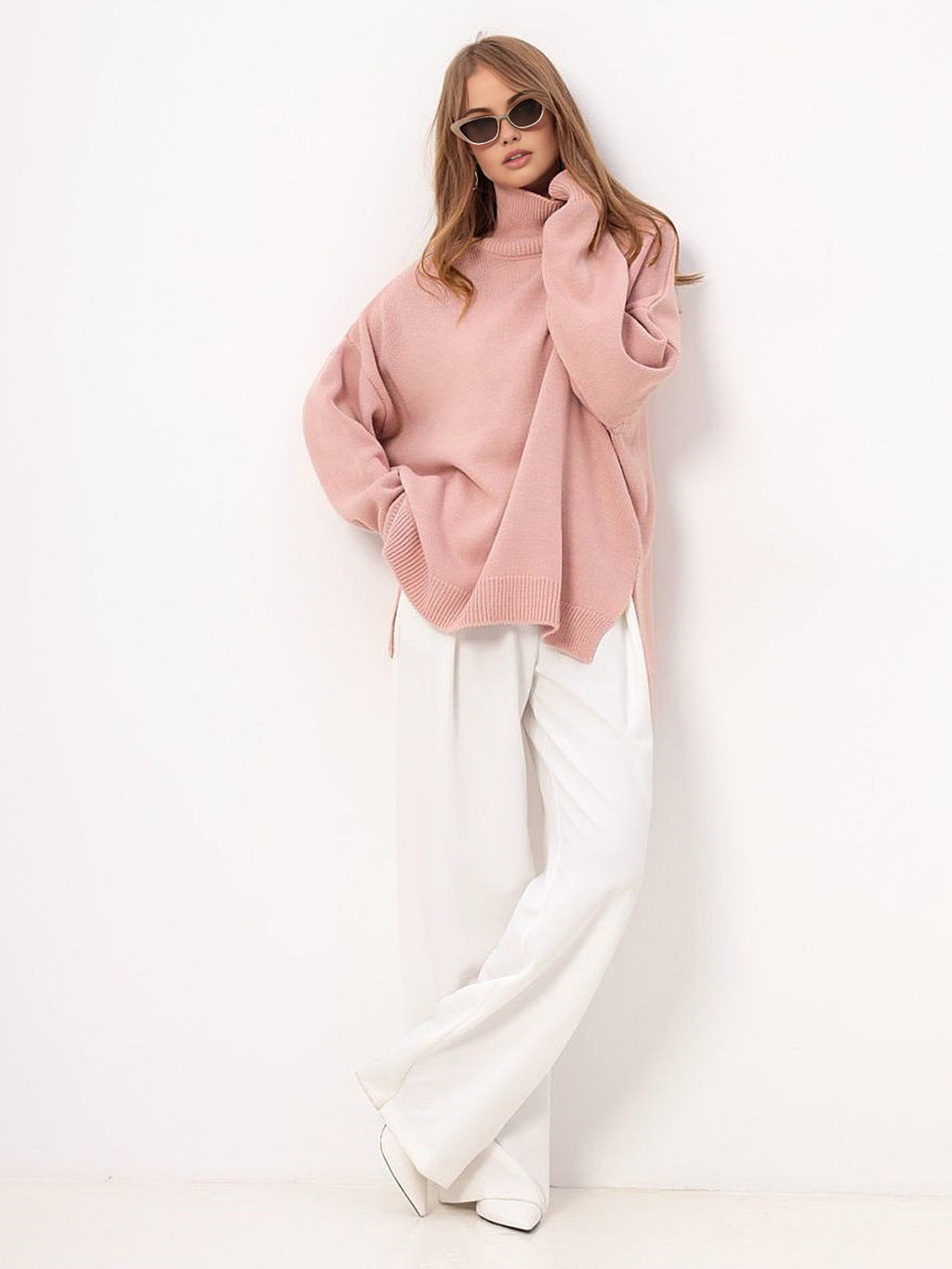 Tessa | Oversized Sweater med Slids