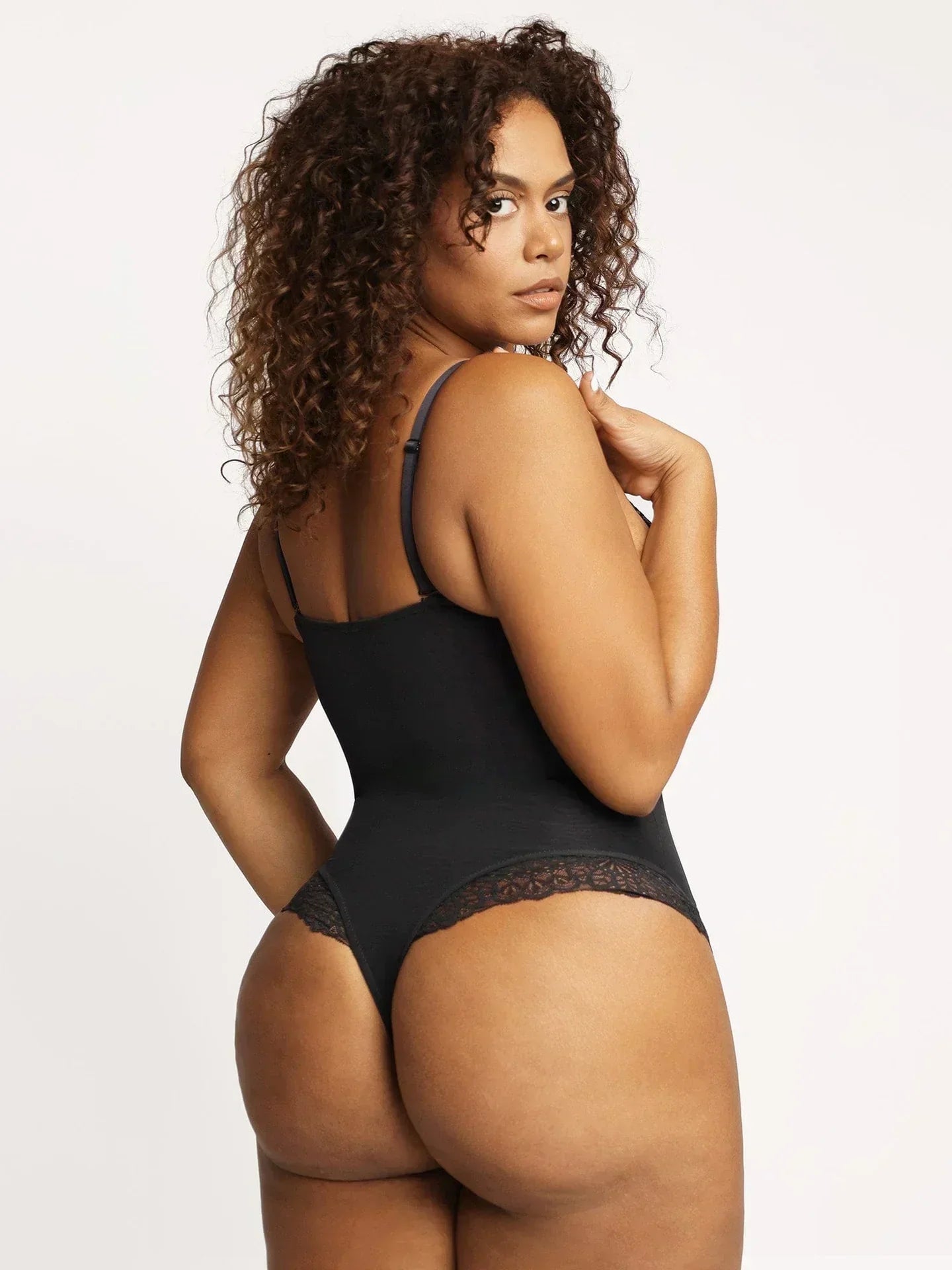 Laluna® | Bodysuit med dyb V-udskæring