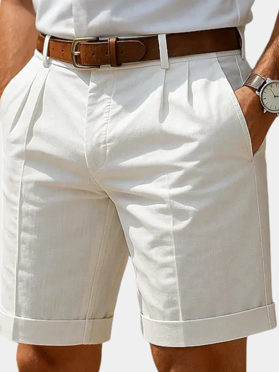 HUIS VAN LOON | Plisserede sommershorts til mænd