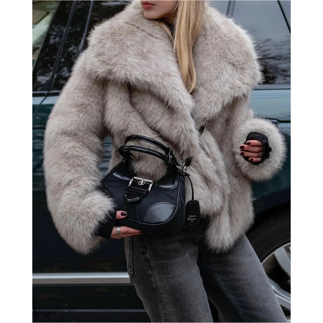 Nina | Faux fur-jakke i premiumkvalitet