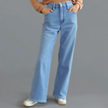 Laluna® | Blå straight jeans