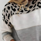 Laluna® | Trendy Sweater med Leopardprint