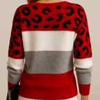 Laluna® | Trendy Sweater med Leopardprint