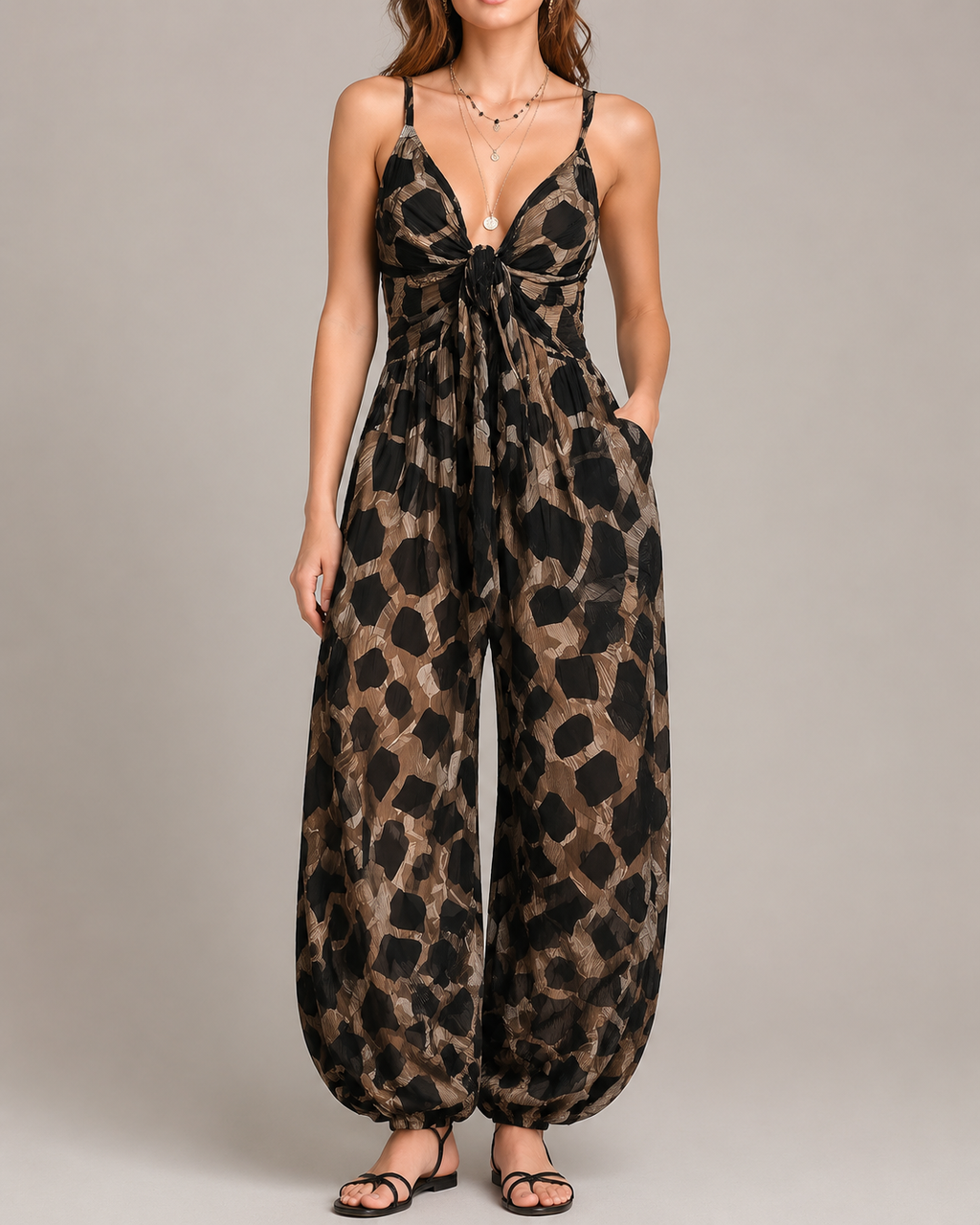 Constance | Jumpsuit med Leopardprint