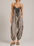 Astrid | Broderet Bohemien Jumpsuit