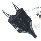 Laluna® | Broderet Korset Bodysuit