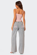 LALUNA® | BOW TIE-JEANS