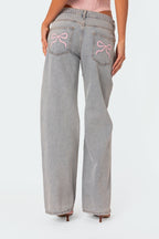 LALUNA® | BOW TIE-JEANS