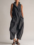 Freja | Ærmeløs Jumpsuit