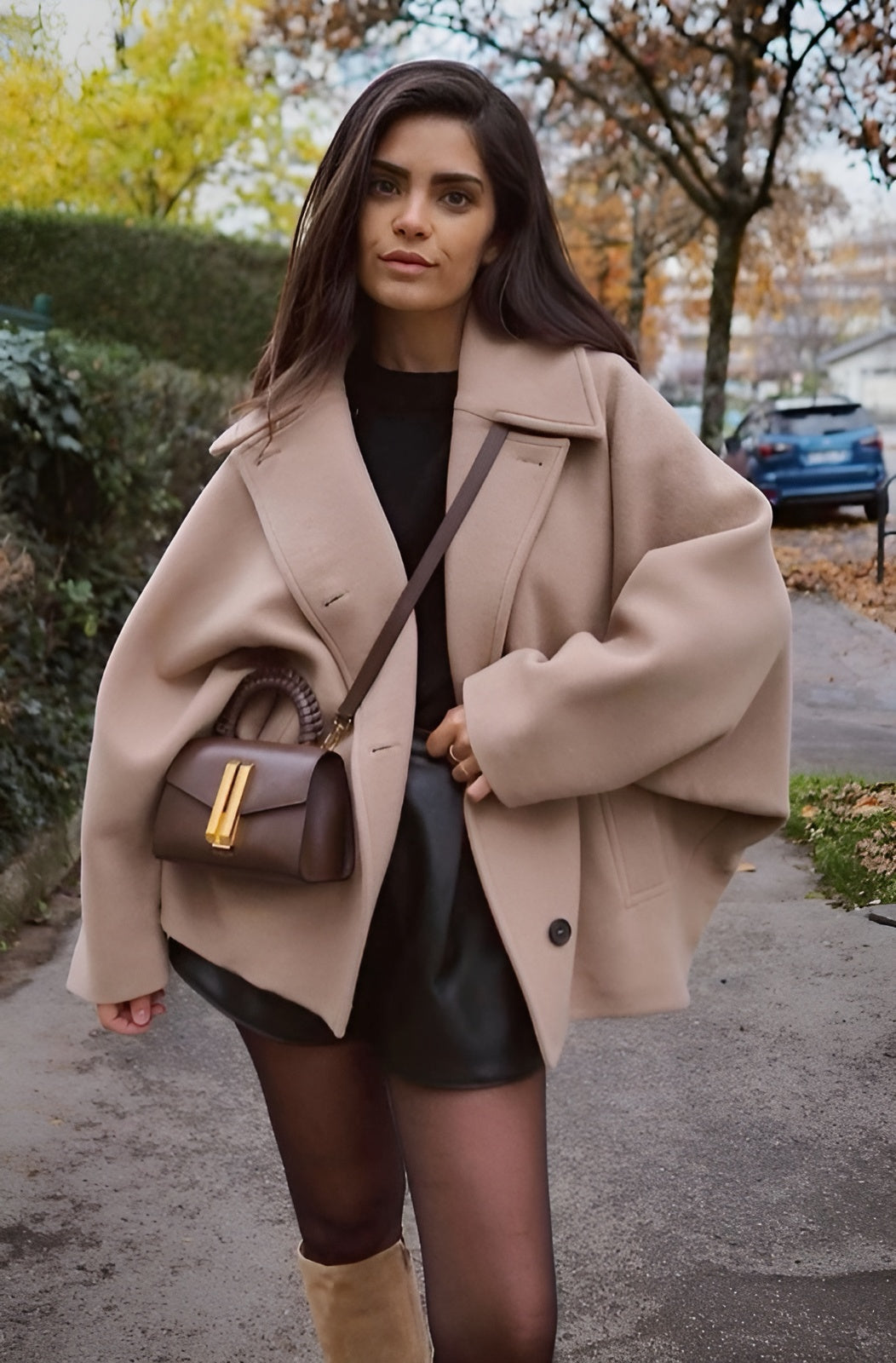 LALUNA® | TRENDY OVERSIZED ULDJAKKE