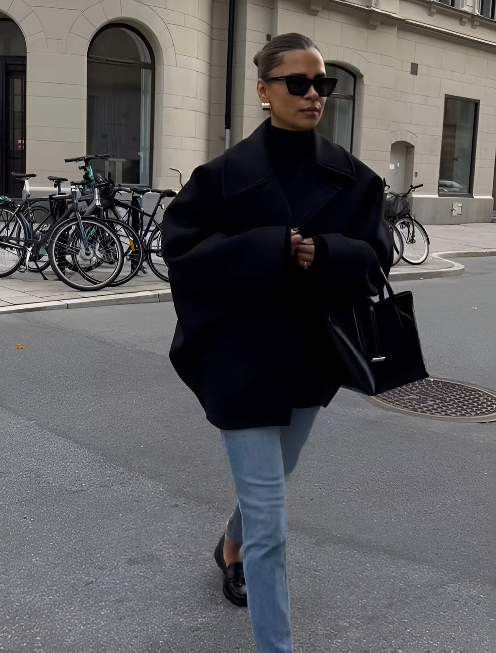 LALUNA® | TRENDY OVERSIZED ULDJAKKE