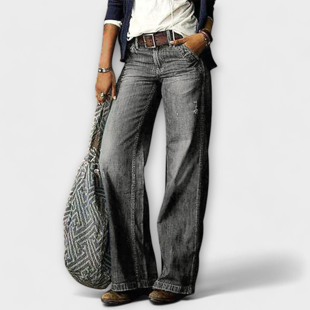 Delian™ - Bred ben denimbukser