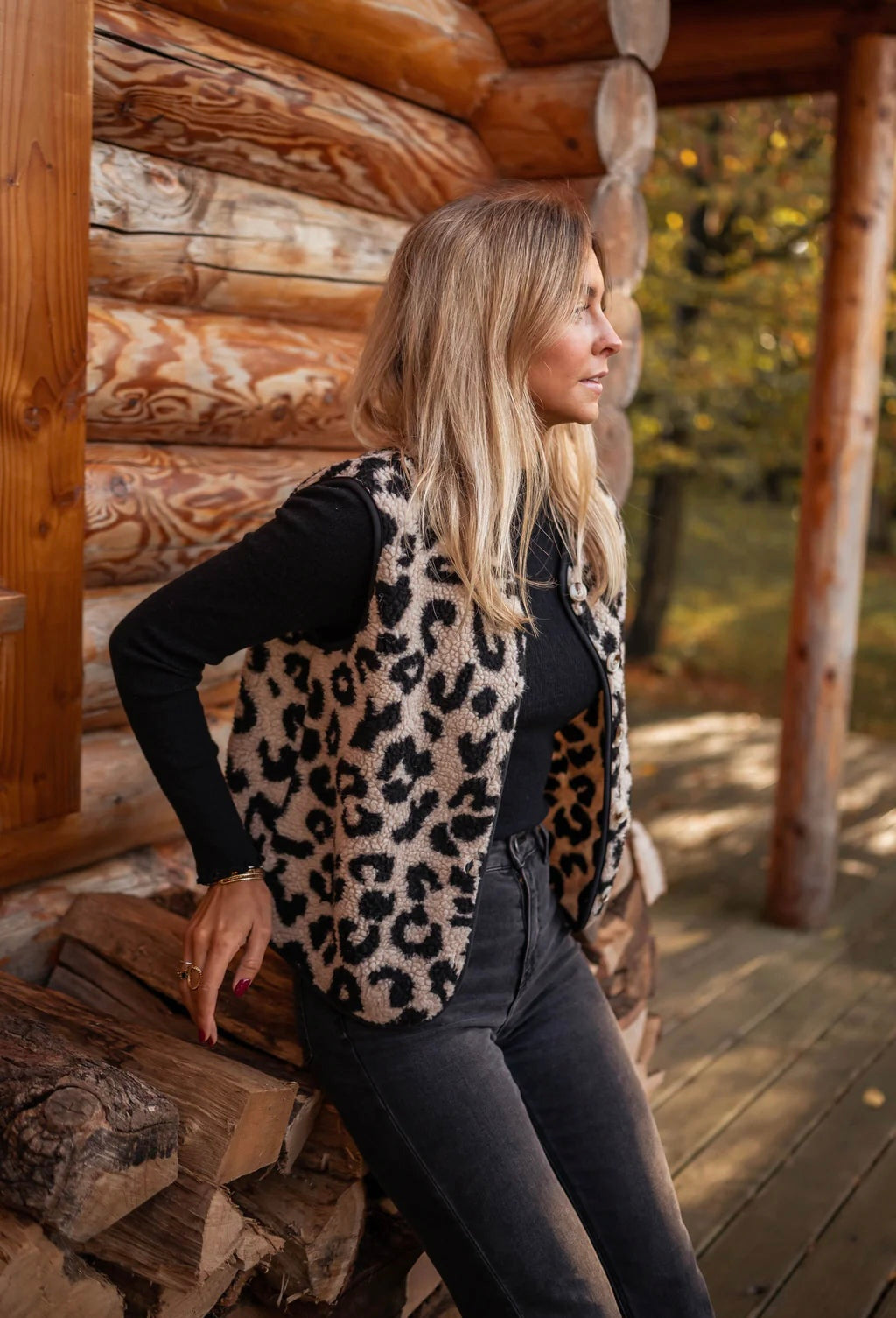 Laluna® | Leopard bodywarmer