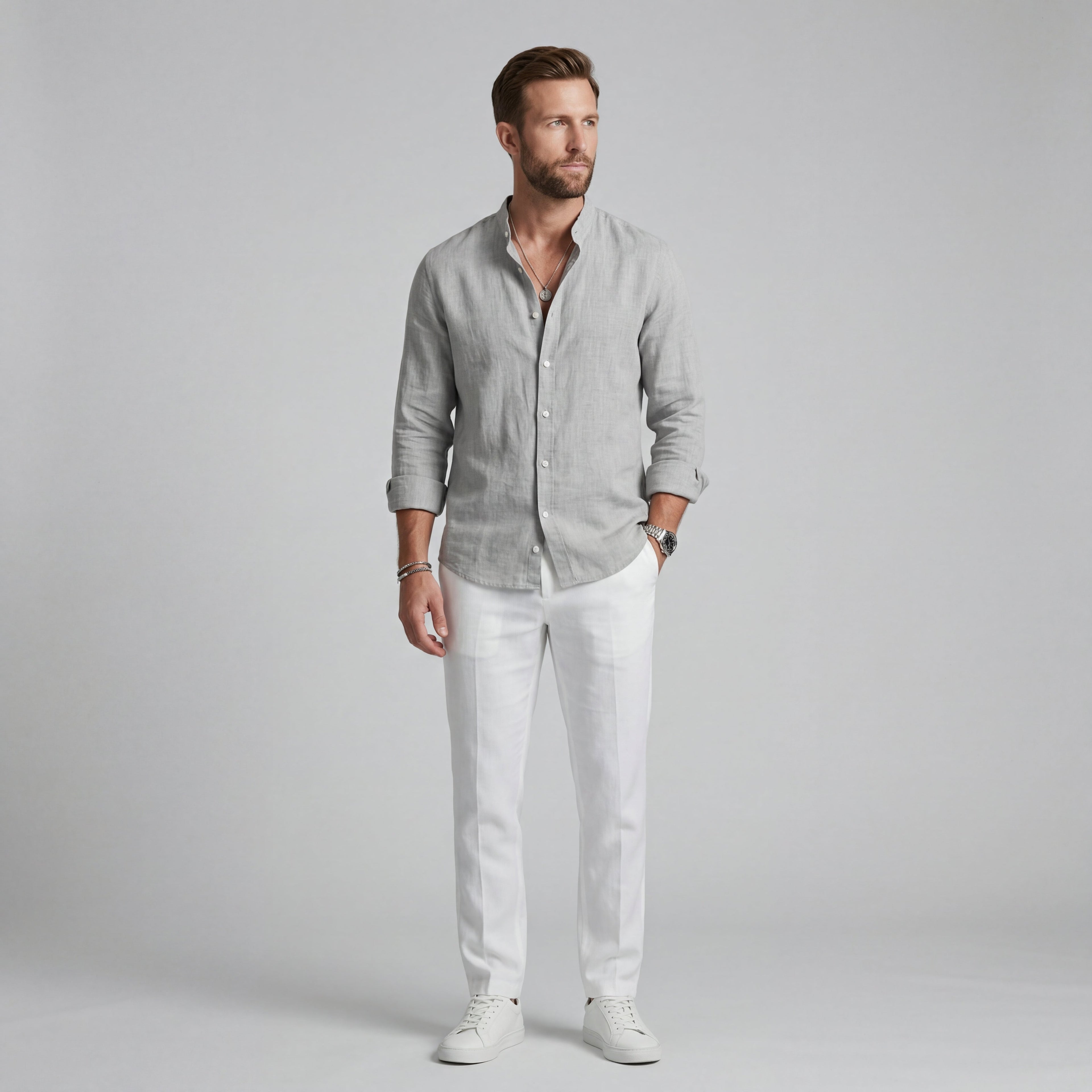 Lars | Elegant let hørskjorte