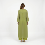 Helena | Satin-sæt i 3 dele med en let cardigan - Elegance og Komfort