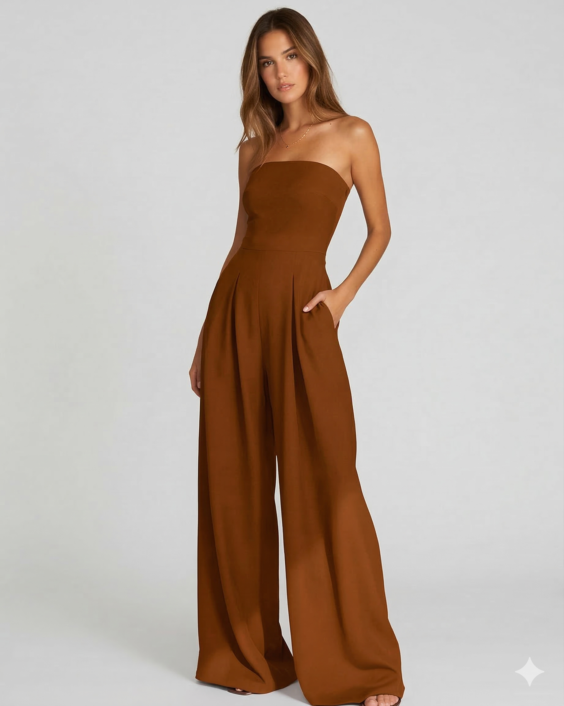 Zerya™ – Stropløs jumpsuit med et silkeblødt touch