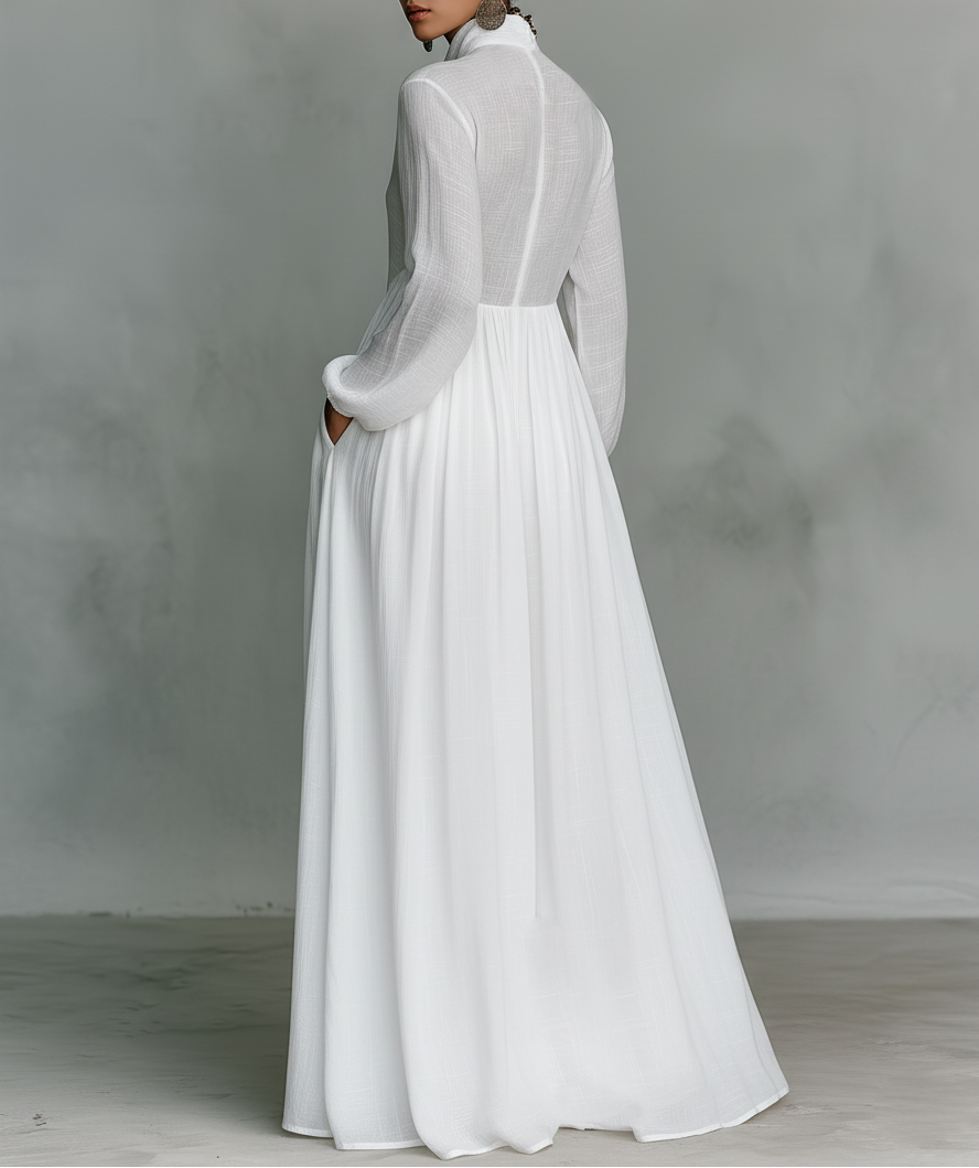 Alessia ∙ Maxi minimalistisk kjole