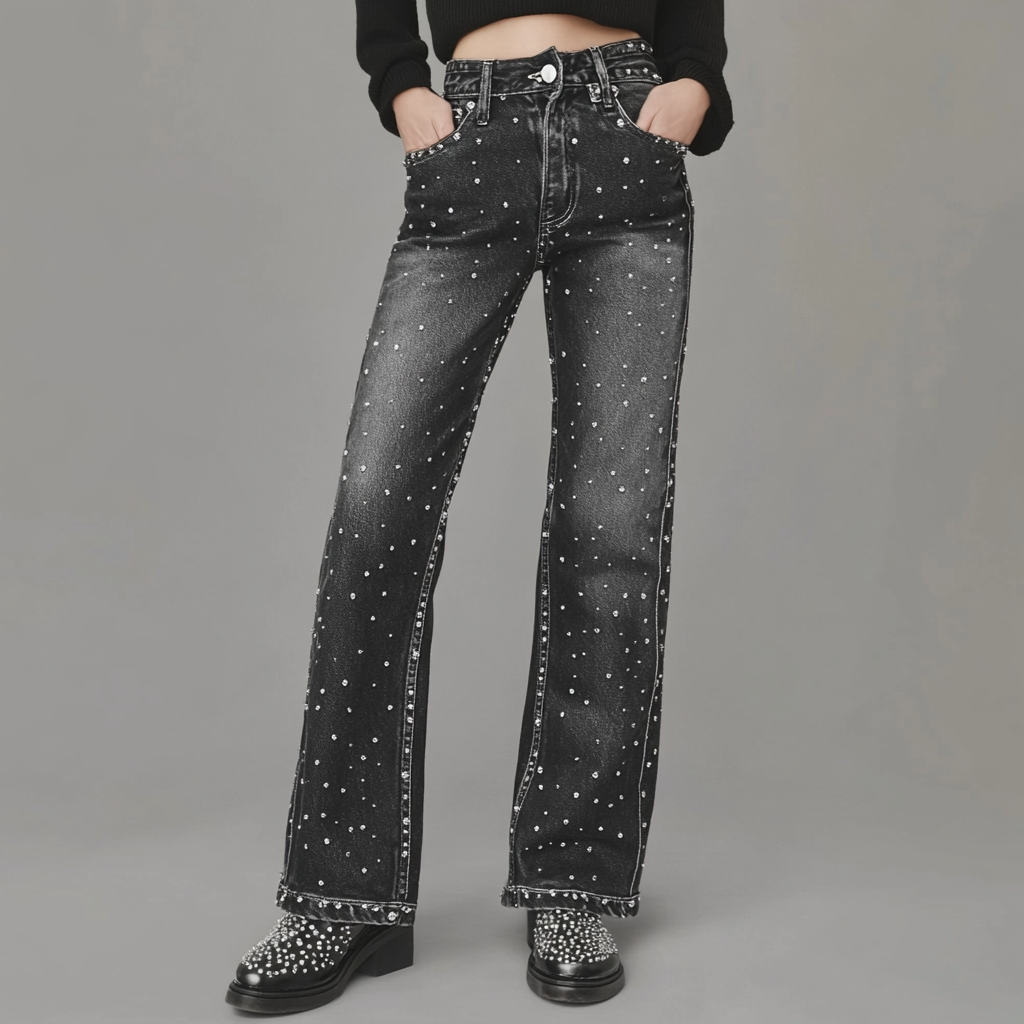 Laluna® | Jeans med glitter