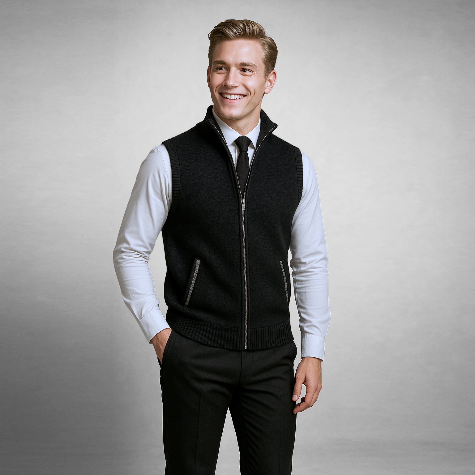 Laluna® | Vol-Zip Sweatervest