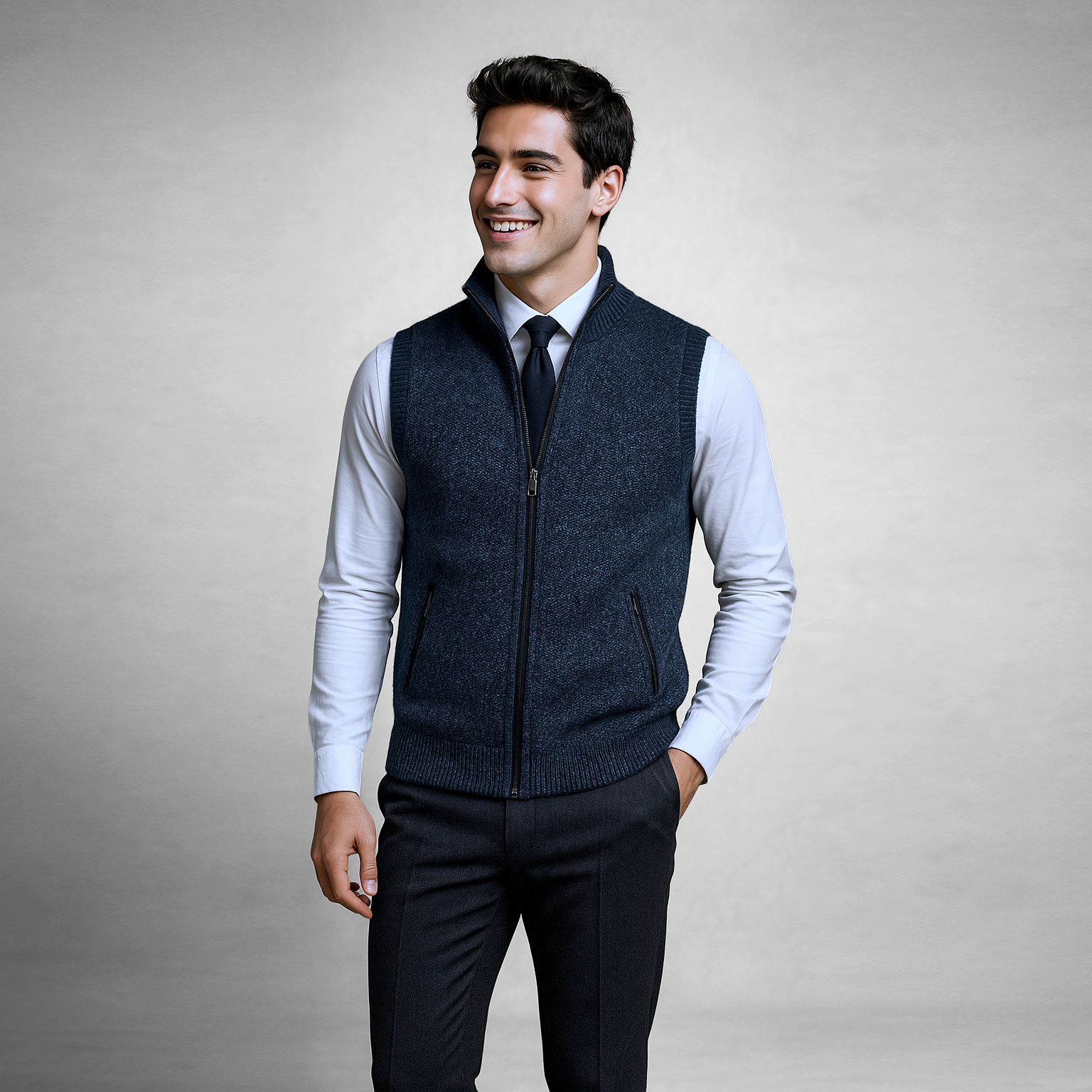 Laluna® | Vol-Zip Sweatervest