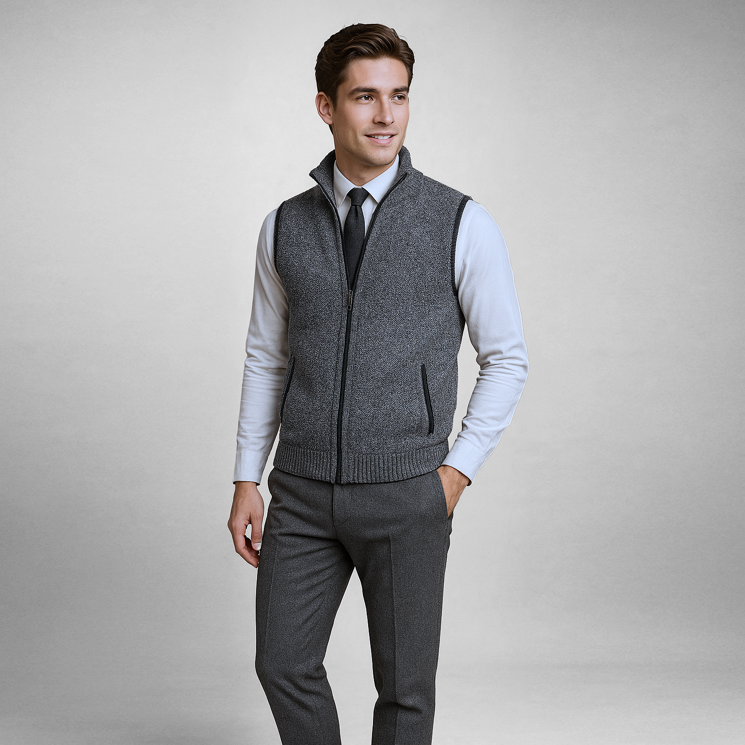 Laluna® | Vol-Zip Sweatervest