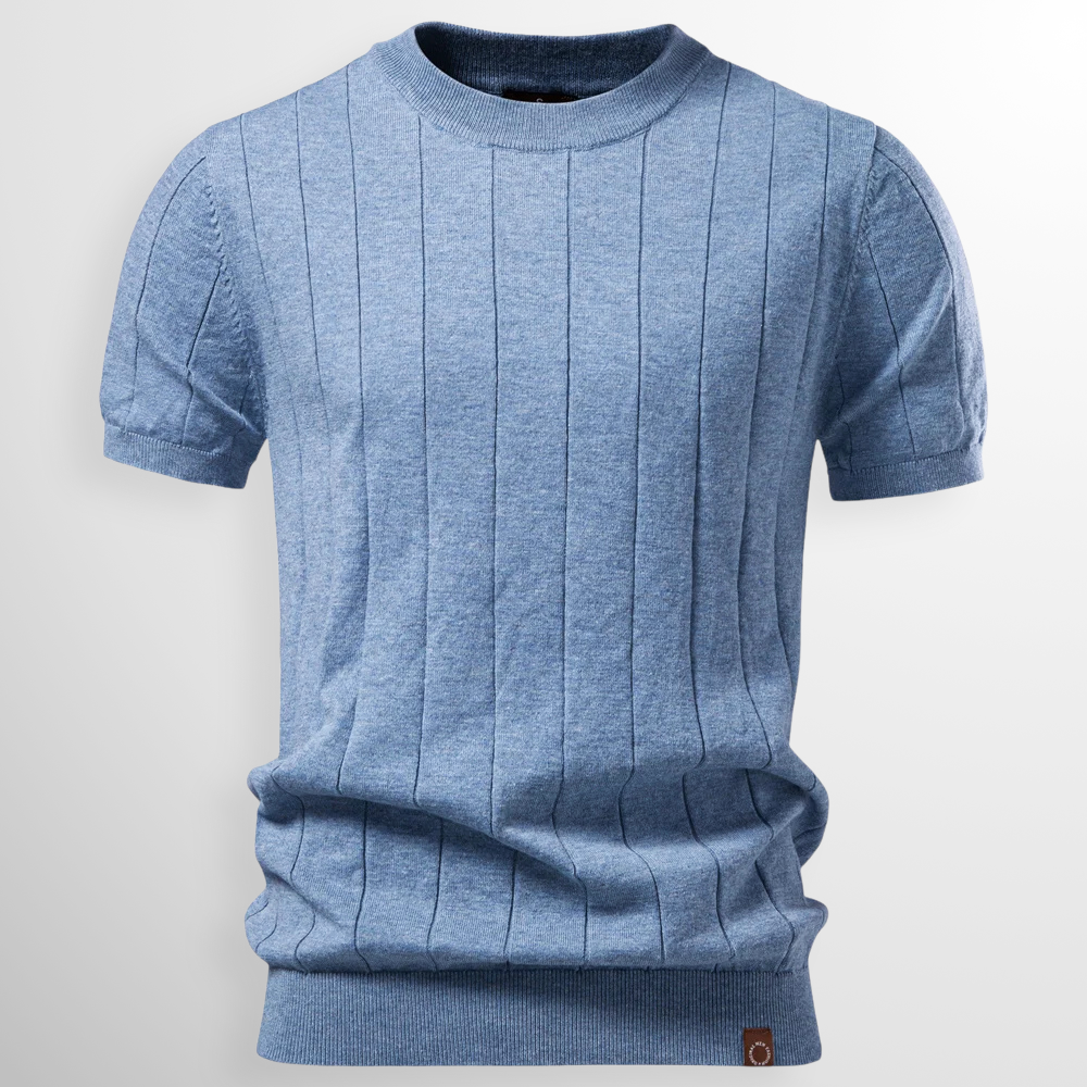 Laluna® | Lækker Ribstrikket T-shirt
