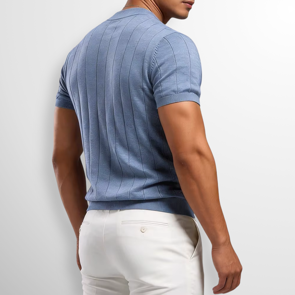 Laluna® | Lækker Ribstrikket T-shirt