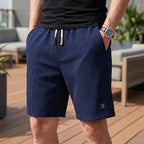 Korte shorts til mænd | Komfortable sommershorts med elastisk talje | 1+1 GRATIS