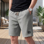 Korte shorts til mænd | Komfortable sommershorts med elastisk talje | 1+1 GRATIS