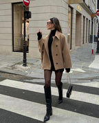 LALUNA® | TRENDY OVERSIZED ULDJAKKE