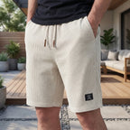 Korte shorts til mænd | Komfortable sommershorts med elastisk talje | 1+1 GRATIS