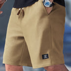 Korte shorts til mænd | Komfortable sommershorts med elastisk talje | 1+1 GRATIS