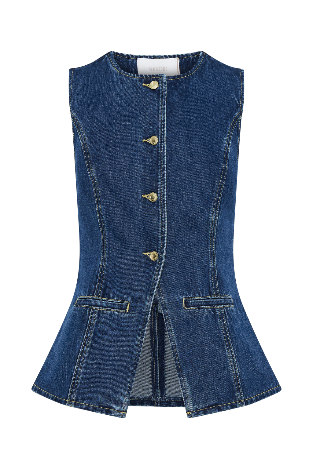 LALUNA® | SÆT MED DENIMKNAPPER