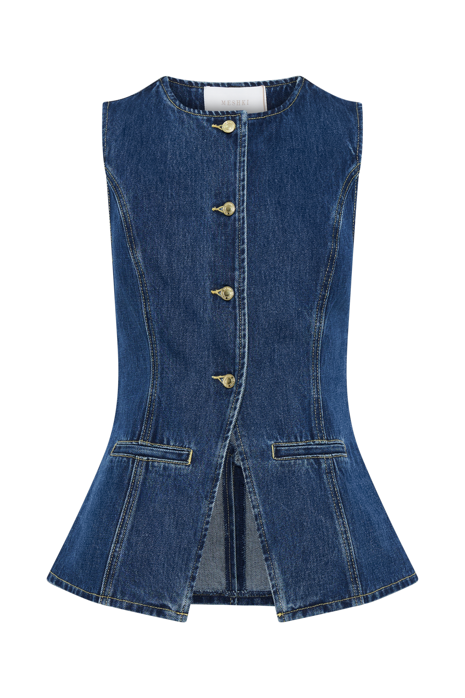 LALUNA® | SÆT MED DENIMKNAPPER
