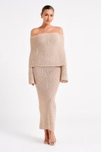 LALUNA® | OFF-SHOULDER MAXIKJOLE