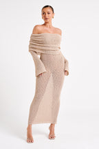 LALUNA® | OFF-SHOULDER MAXIKJOLE