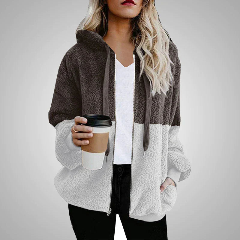 Laluna® | Fluffy Cardigan med Hætte
